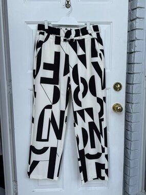 MAC Future Concept Printed Wide-Leg Trousers Size 32
